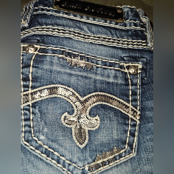 Rock Revival Women's Alanis Boot Jeans Size 30 - Picture 2 of 9